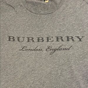 Burberry Charcoal Logo Tee